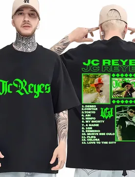 Rapper Jc Reyes Nacer De Nuevo vintage T Shirt men women Hot Fashion Oversized 100% Cotton clothing short sleeve Unisex t-shirts - Aliexpress - FashionsVida