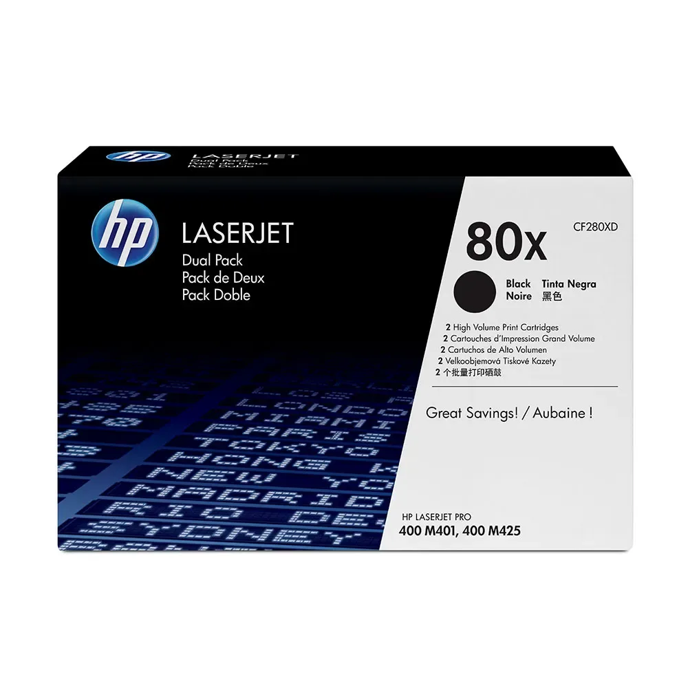Ink Toner 80x Black One Size unisex - HP - FashionsVida