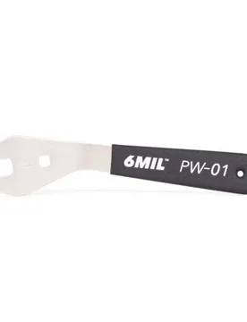 Chiave Per Pedale Pw-01 Silver / Black - 6mil - FashionsVida