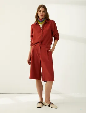 Camisa de mujer cuellos camisero manga larga - Paz Torras - FashionsVida