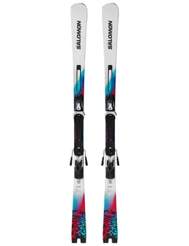 Ski Set inkl. Bdg. Alpinski-Set Addikt + MI12 GW 2027 Größe 163 cm Weiß - Salomon - FashionsVida