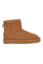Stivaletti cammello in vera pelle con pelo interno stile pantofola 3551 37