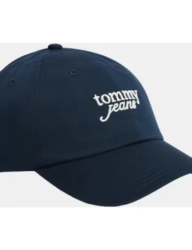 Gorra estilo beisbol de mujer con logo bordado de - Tommy Jeans - FashionsVida