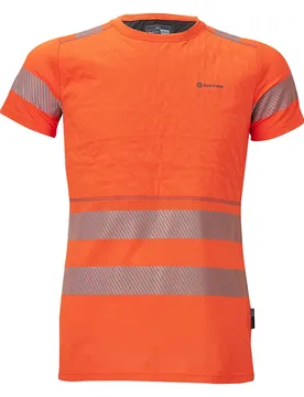 Maglietta A Maniche Corte Bodycool Orange - Inuteq - FashionsVida