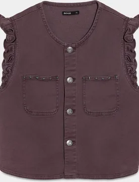 Chaleco de mujer sin mangas con tachuelas - Noon - FashionsVida
