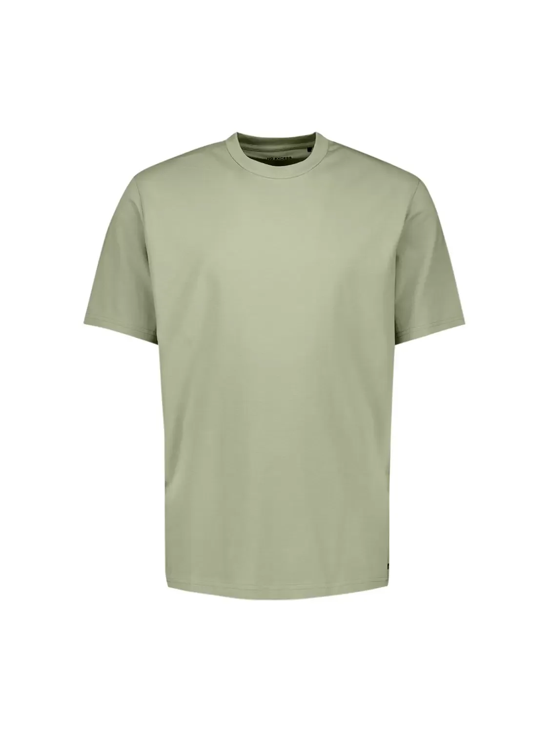 T-Shirt Crewneck Solid Basic Stretc male - XL - FashionsVida