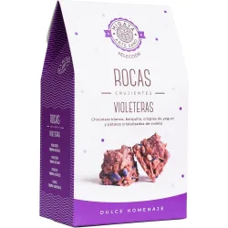 Bombón de roca crujiente violeteras
