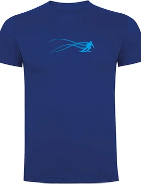 T-shirt à Manches Courtes Ski Estella Royal Blue M - Kruskis - FashionsVida