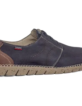 Zapatos cómodos de hombre de piel con cierre elastico con tecnología Adaptaction - Callaghan - FashionsVida
