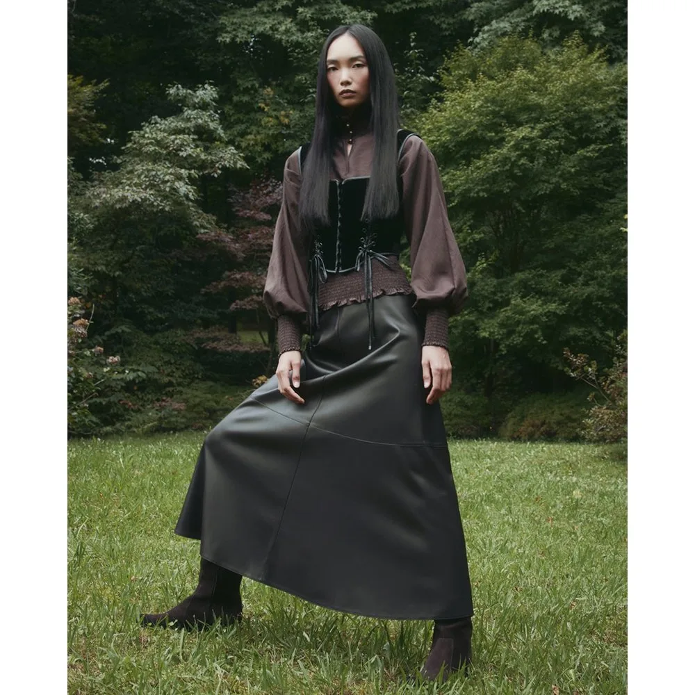 Sfera - Falda vuelo cortes - Sfera - FashionsVida
