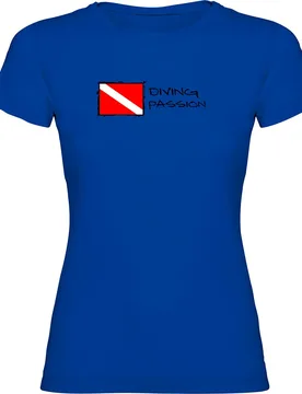 Maglietta A Maniche Corte Da Donna Diving Passion - Kruskis - FashionsVida