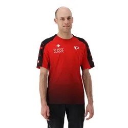 Izumi Maglietta A Maniche Corte Mtb Suisse Red Gradient