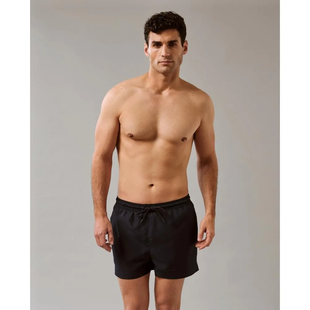 Bañador corto con cordón con cinturilla doble - Calvin Klein - FashionsVida