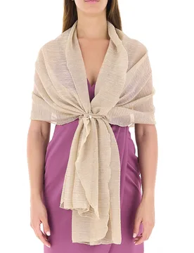 RINASCIMENTO Stola in lurex ORO TU - Rinascimento - FashionsVida