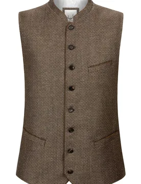 Trachtenweste Ottavio (braun, Gr. 56) von Classics für Herren, Oberteile, 85% Polyamid, 15% Viskose - Stockerpoint - FashionsVida