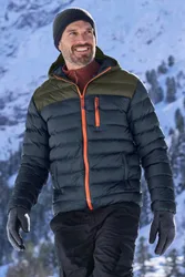 Link Mens Padded Jacket - Green - Green - Size: L