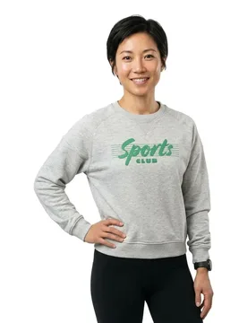 Felpa Diana Light Grey Melange / Print Sport XS - Only - FashionsVida