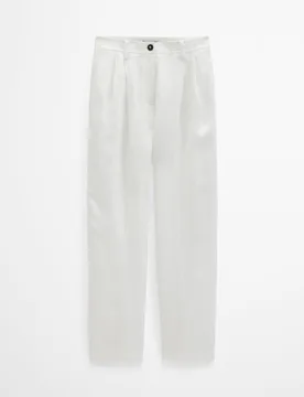 Pantalones plisados relajados fabricado con tencel™ lyocell - MARC O'POLO - FashionsVida