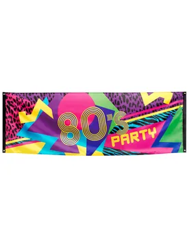 BOLAND BV 80er-Partybanner 74x220cm - BOLAND BV - FashionsVida