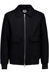 S Wool look zip-through jacket male