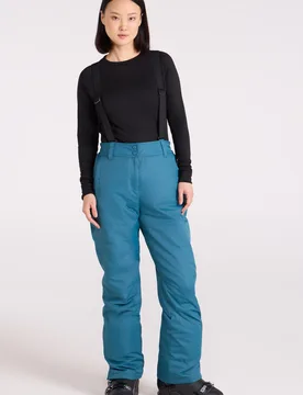 Moon II Womens Ski Pants - Teal - Teal - Size: 16 - Mountain Warehouse - FashionsVida