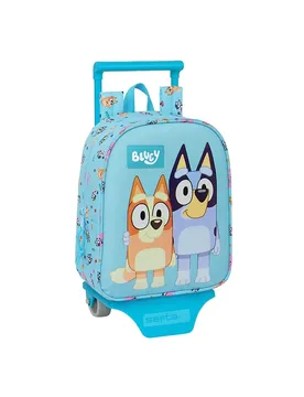 Sac à Dos à Roulettes Bluey Mini Multicolor One Size unisex - Safta - FashionsVida