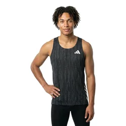 Maglietta Senza Maniche Adizero Carbon / Black XL