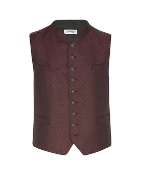 Gilet traditionnel VOITL 2 rouge foncé 56 - Grasegger - FashionsVida