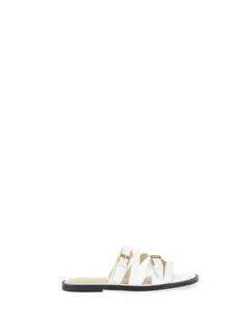 Guess Ciabatte in pelle PANNA 35 - Guess - FashionsVida
