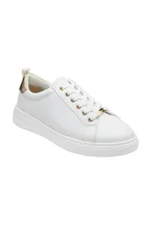 Women's 'Matia' Lace-Up Trainers in White Size: 5 - White - Size: 5