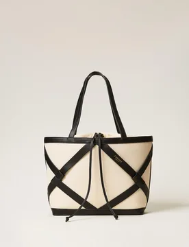 Twinset Cabas en toile - TWINSET - FashionsVida