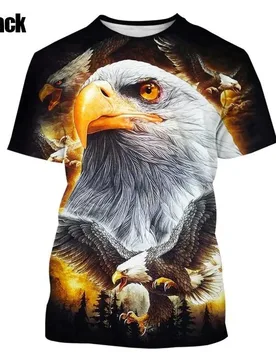 Cool Eagle 3d Print T-shirt Men's Clothing Outdoor Casual Short Sleeve T Shirt Harajuku Fashion Summer Trend Oversized Tees Tops - Aliexpress - FashionsVida