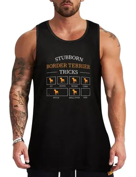 Border Terrier, Gift, Art, Dog Breed Tank Top High Stretch Tank Top Athletic Fit Workout Shirt - Aliexpress - FashionsVida