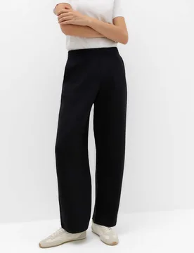 Carrot Leg Elasticated Jogger Black female - M&S - FashionsVida