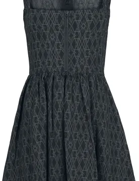 Gothic Kurzes Kleid - Mortalis Mini Dress - S bis 4XL - für Damen - Größe S - schwarz - Frauen - female - KIHILIST by KILLSTAR - FashionsVida