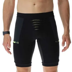 Strides Running Shorts Black / Yellow Fluo M Men