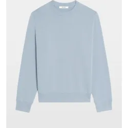 Zadig & Voltaire - Sudadera sin capucha de hombre de algodón con blasón en la espalda