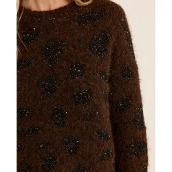 Jersey de mujer de manga larga con estampado