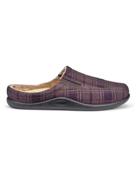 Slide Men's Regular Fit Textile Slipper - - Size: 7 - Hotter - FashionsVida