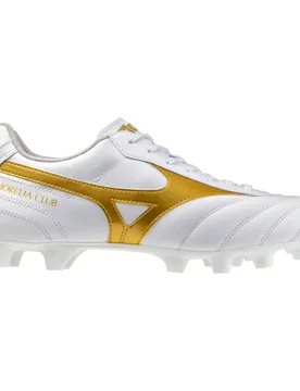 Chaussures De Football Morelia Ii Club Fg White / Football Gold / Galaxy Silver EU 44 - Mizuno - FashionsVida
