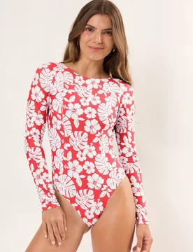 Bañador de mujer deportivo estampado - Río de Sol - FashionsVida