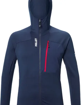 Polaire respirante en Polartec® - Trilogy Icon Lightgrid Hoodie M Saphir - Taille L - Navy - Millet - FashionsVida