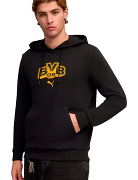 Borussia dortmund ftblculture sudadera entrenamiento fútbol Negro (S) - Puma - FashionsVida