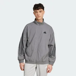 Giacca da allenamento Future Icons 3-Stripes Woven S Grey Four