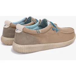 Zapatos de hombre tipo wallabi ultraligeros de piel y algodón
