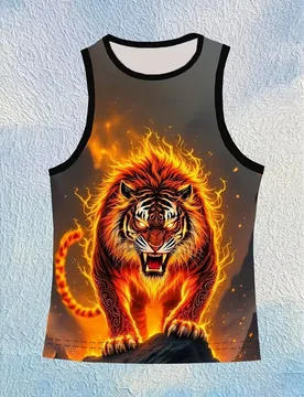 Fashion New Tiger 3D Printed Men's Tank Tops Casual Hip Hop Graphic Streetwear Fitness Tops Men Summer Sleeveless men's clothes - Aliexpress - FashionsVida