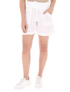DEHA Shorts in lino BIANCO S - DEHA - FashionsVida