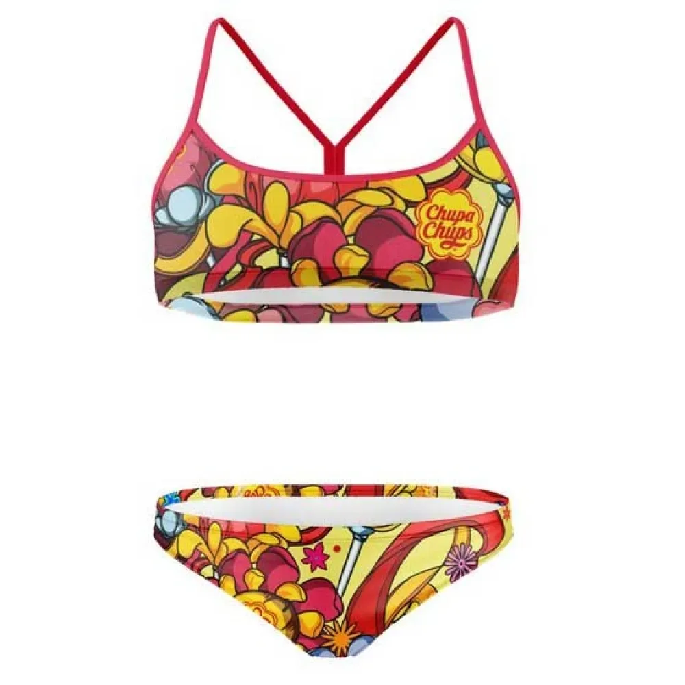 Chupa Chups Flower Bikini Multicolour XS Women - OTSO - FashionsVida