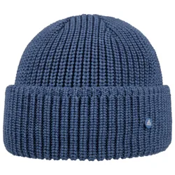 Beanie Hat with Cuff by - blue - Female - Size: One Size