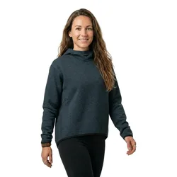 Active 365 Knit Hoodie Dark Grey Melange S Women